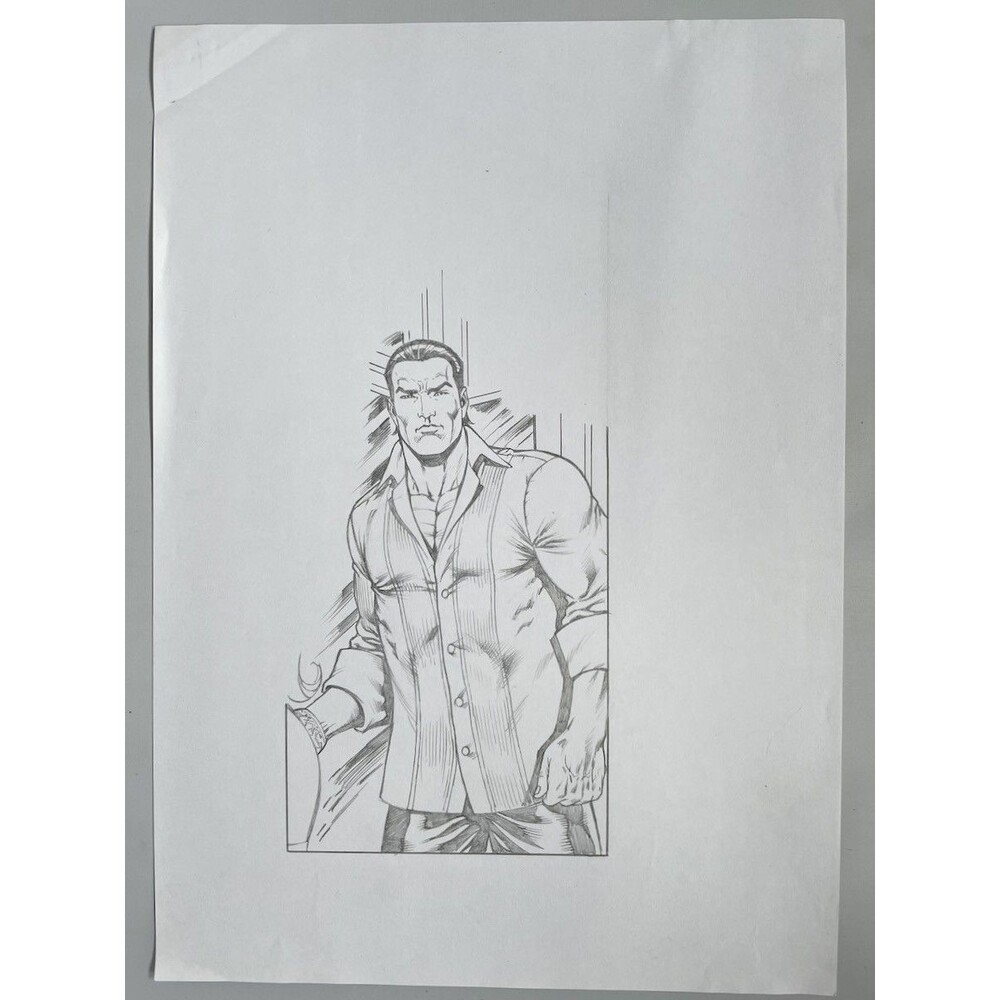 Al Rio Original Comic Art Prelim for Fever Moon Ryodan 8.5x11 Pencil on Paper